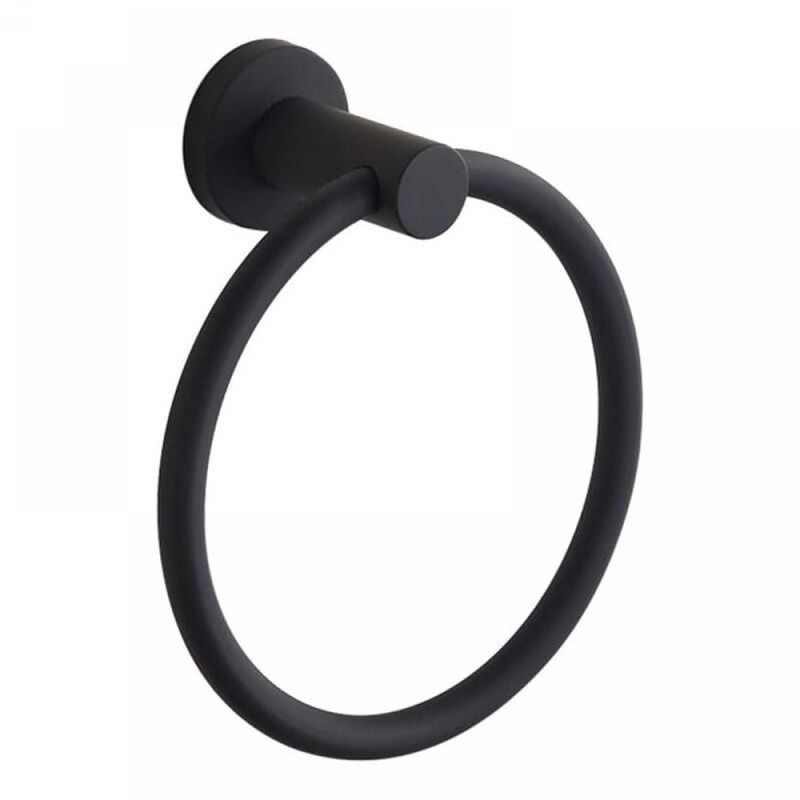 1 szt. stal nierdzewna 304 uchwyt ścienny na ręczniki do łazienki czarny