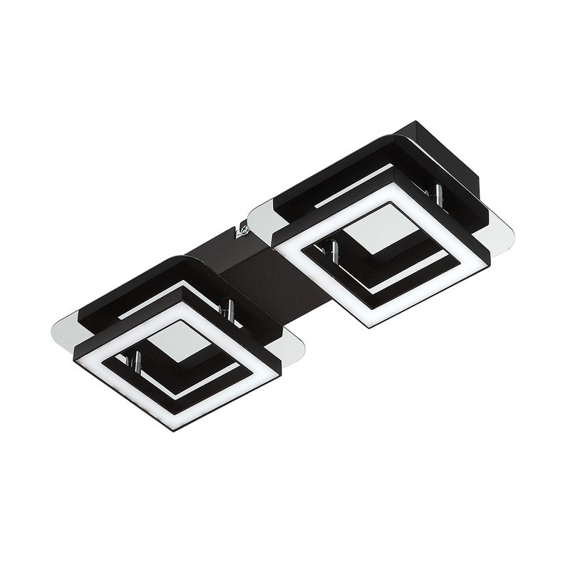 Lampa sufitowa oprawa sufitowa natynkowa 2x5W, 600lm, 4000K, IP20, chrom, HOROZ