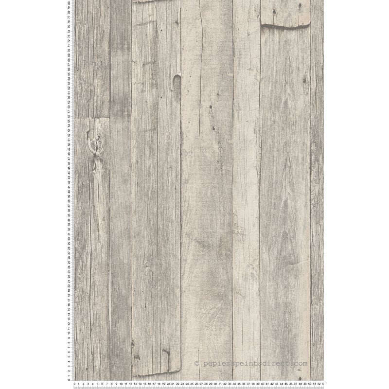 Tapeta wygląd drewna szarym,beżowymIkremowym - 53 cm x 10.05 m - A.S. CRÉATION