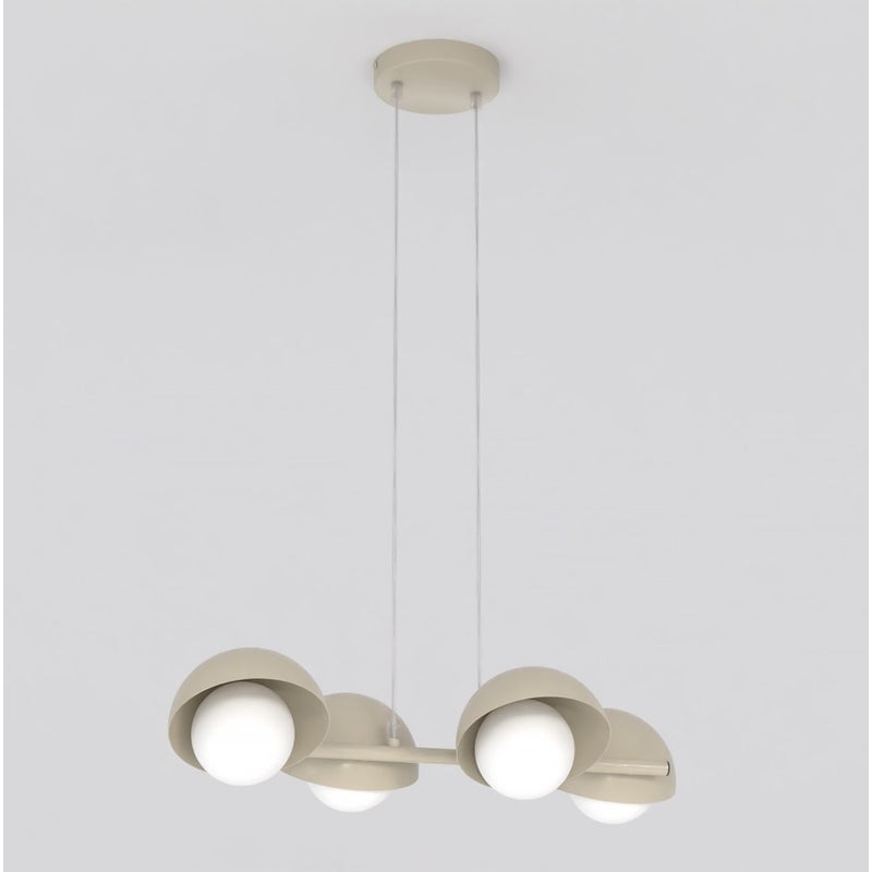 Lampa wisząca BOOM beżowa 4xG9x15W metal wym:120x60x32cm IP20 Emibig