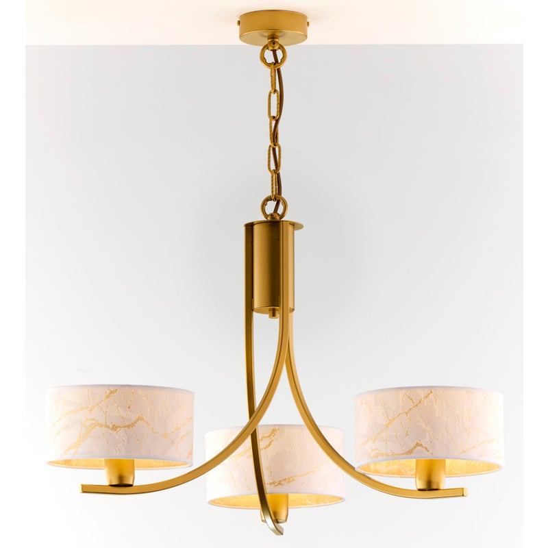 Lampa sufitowa ARTHUR złota 3xE27x40W metal wym:71x65x65cm IP20 Jupiter