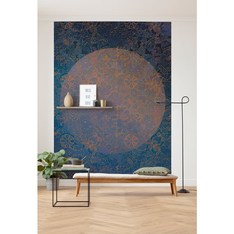 Fototapeta Księżyc niebieskimIfioletowym - 200 x 270 cm - SANDERS & SANDERS