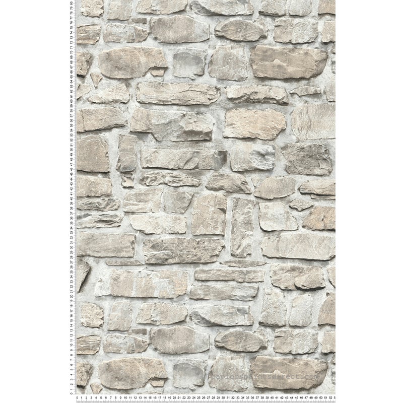 Tapeta kamień ciepłej szarości - 53 cm x 10.05 m - A.S. CRÉATION