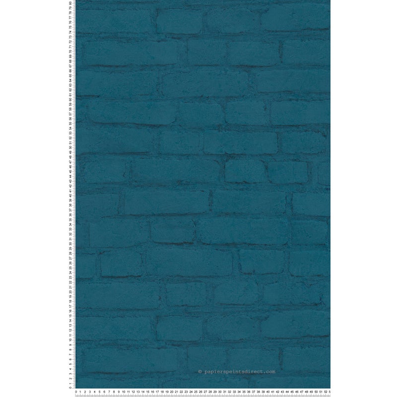 Tapeta kamień petrol blue - 53 cm x 10.05 m - A.S. CRÉATION