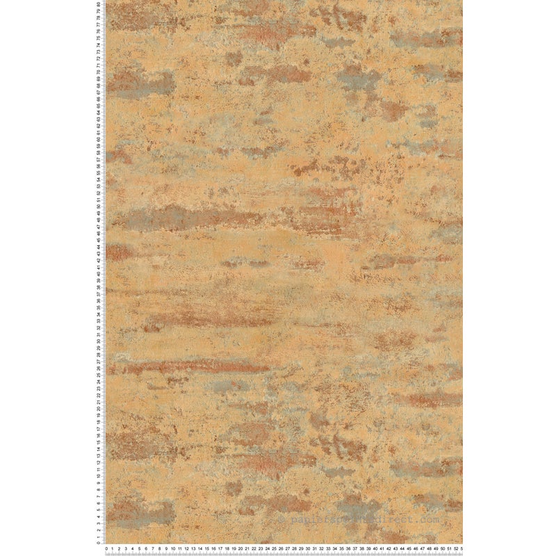 Tapeta kamień musztardowo żółtymIrdzawy brąz - 53 cm x 10.05 m - A.S. CRÉATION
