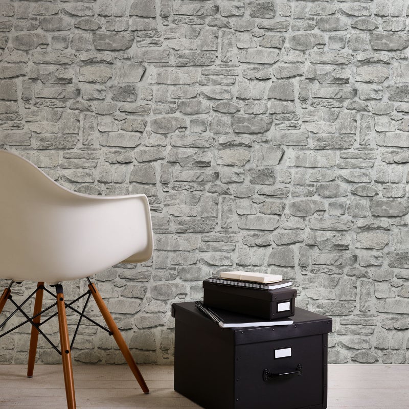 Tapeta kamień szarym - 53 cm x 10.05 m - A.S. CRÉATION