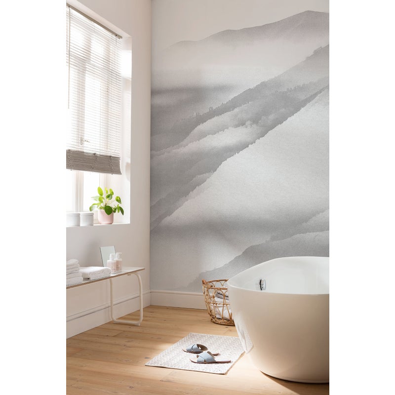 Fototapeta krajobraz szarymIbiałym - 200 x 280 cm - SANDERS & SANDERS