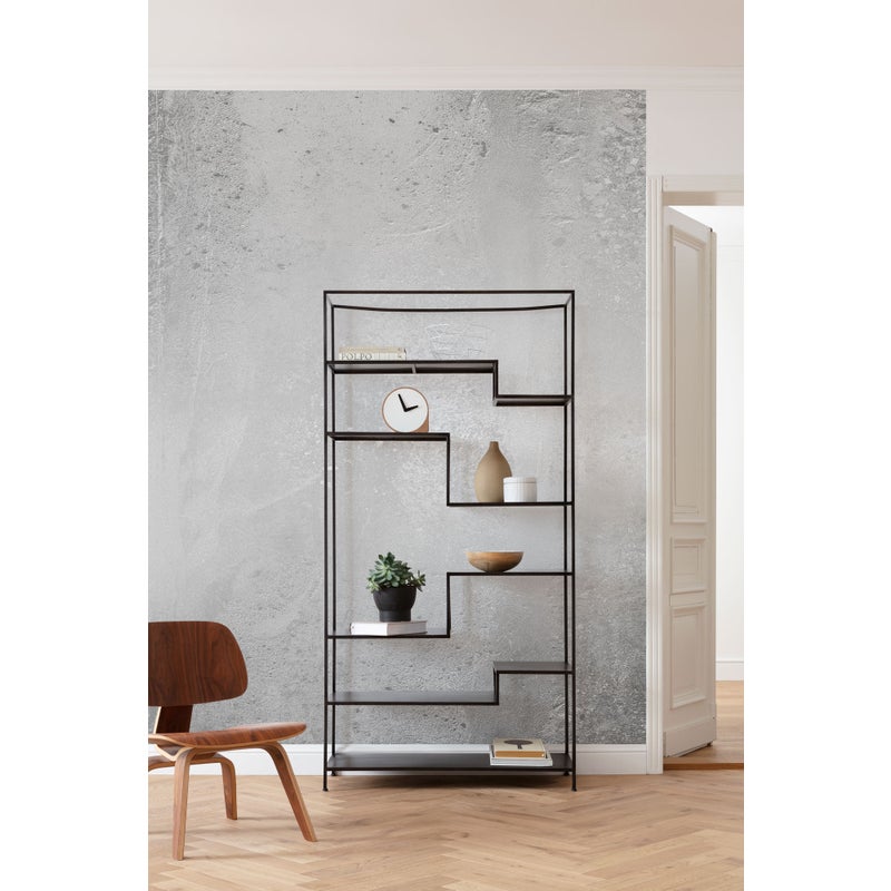 Fototapeta artystyczny szarym błyszczącym - 400 x 280 cm - SANDERS & SANDERS