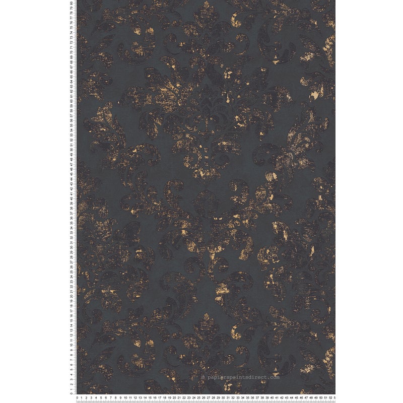 Tapeta druk barokowy czarnymIzłotym - 53 cm x 10.05 m - A.S. CRÉATION