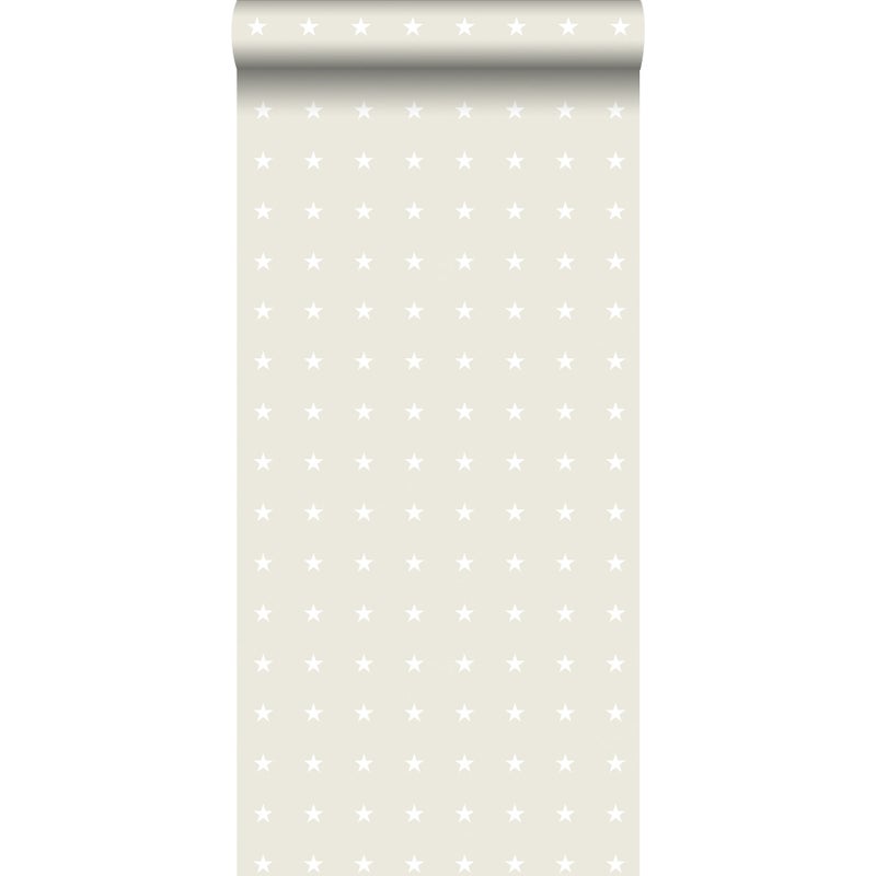 Tapeta gwiazdy beżowym - 53 cm x 10.05 m - ESTAHOME