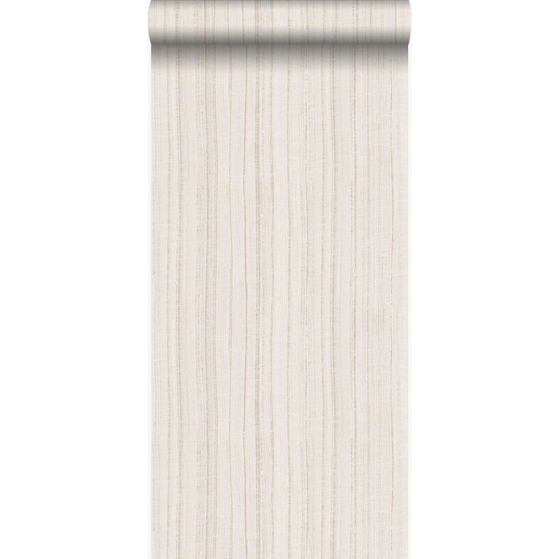 Tapeta struktura pasków beżowym - 53 cm x 10.05 m - ORIGIN