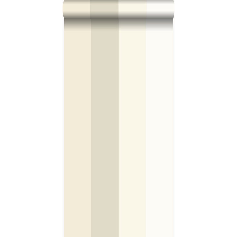 Tapeta paski beżowymIbłyszczącego złota - 53 cm x 10.05 m - ORIGIN