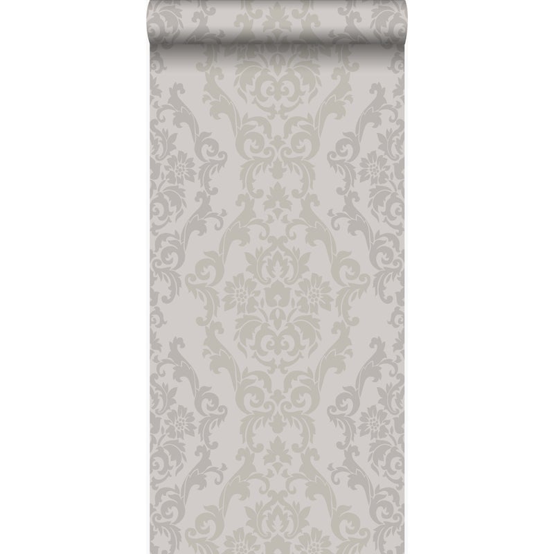 Tapeta ozdoby taupe - 53 cm x 10.05 m - ORIGIN