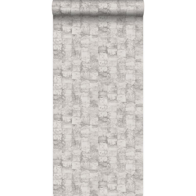 Tapeta ze strukturą jasno fioletowo-szarym - 53 cm x 10.05 m - ORIGIN