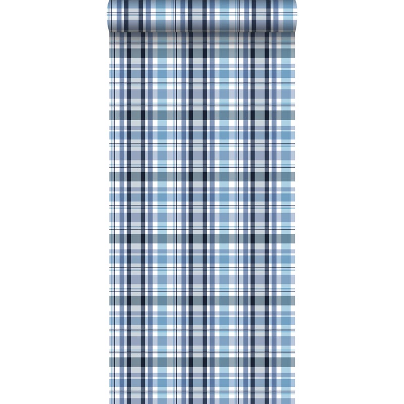 Tapeta diamenty niebieskim - 53 cm x 10.05 m - ESTAHOME
