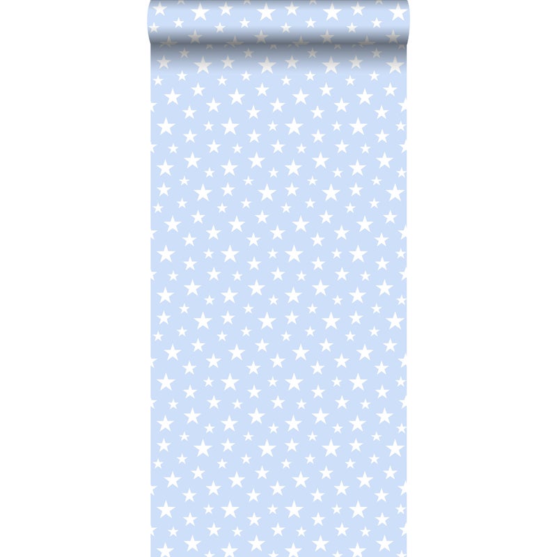 Tapeta ognie jasnoniebieskim - 53 cm x 10.05 m - ESTAHOME