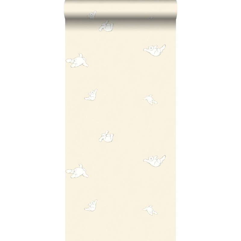 Tapeta niedźwiedzie beżowym - 53 cm x 10.05 m - ESTAHOME