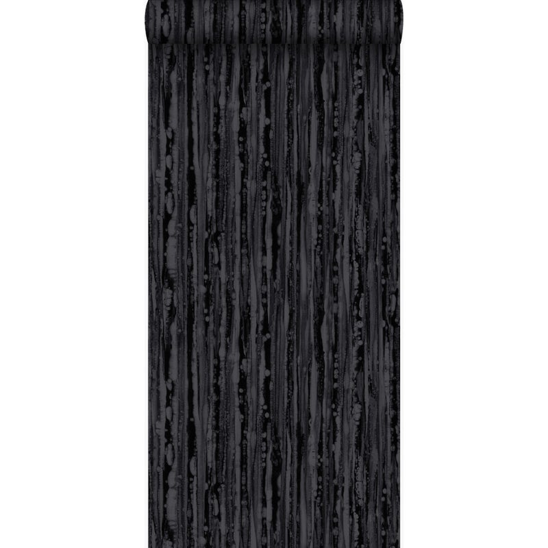 Tapeta paski czarnym - 53 cm x 10.05 m - ORIGIN