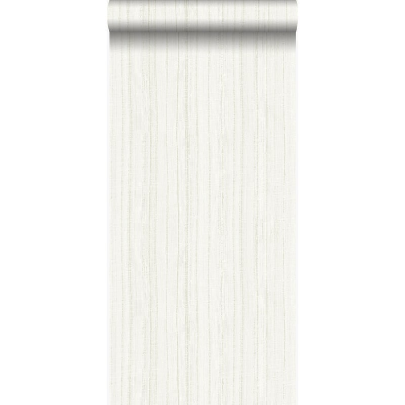 Tapeta struktura pasków białym - 53 cm x 10.05 m - ORIGIN
