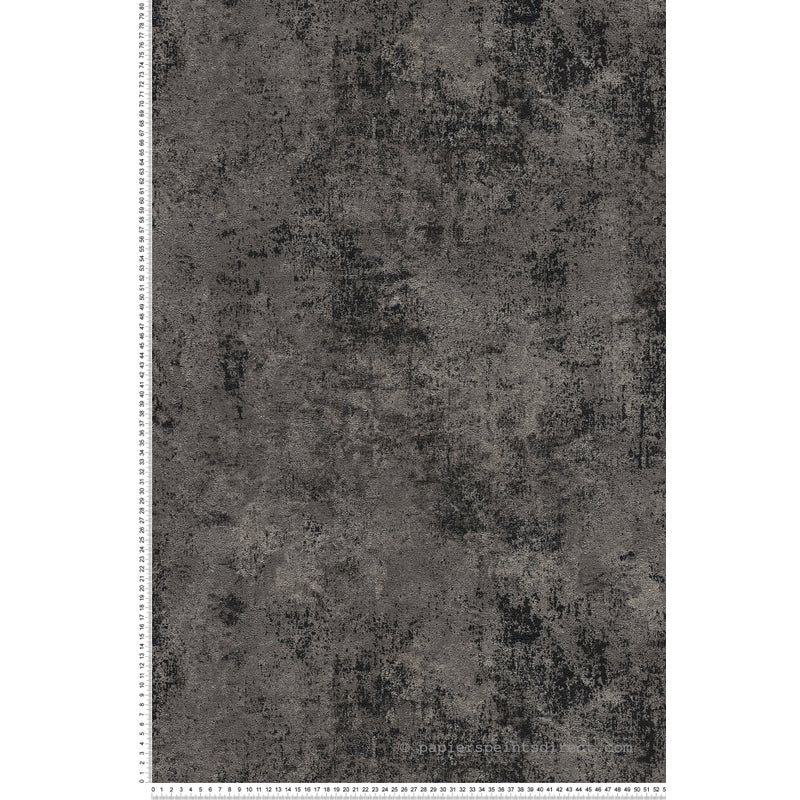 Tapeta malowany efekt czarnymIsrebrnym - 53 cm x 10.05 m - LIVINGWALLS