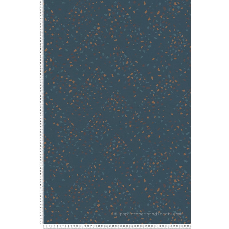 Tapeta lastryko niebieskim,zielonymIbrązowym - 53 cm x 10.05 m - LIVINGWALLS