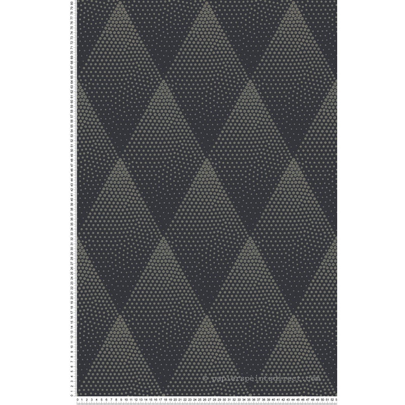 Tapeta motyw graficzny złotymIczarnym - 53 cm x 10.05 m - LIVINGWALLS