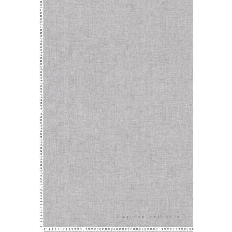 Tapeta lniana tekstura jasnoszarym - 53 cm x 10.05 m - LIVINGWALLS