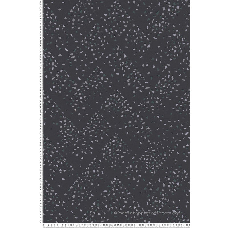 Tapeta lastryko czarnym,złotymIszarym - 53 cm x 10.05 m - LIVINGWALLS