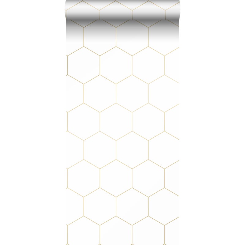 Tapeta klątwa białymIzłotym - 53 cm x 10.05 m - ESTAHOME