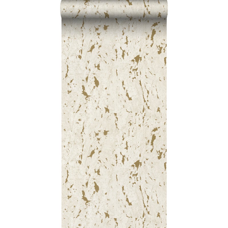Tapeta Korek złamanej bieliIzłotym - 50 x 900 cm - ESTAHOME