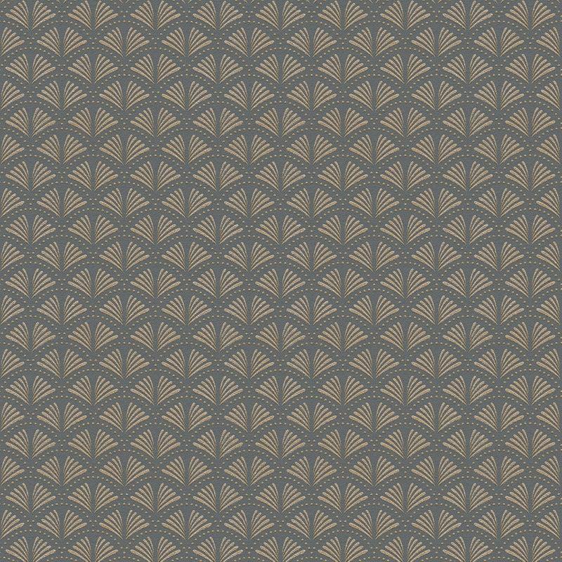 Tapeta motyw art déco szarym,złotymI - 53 cm x 10.05 m - A.S. CRÉATION
