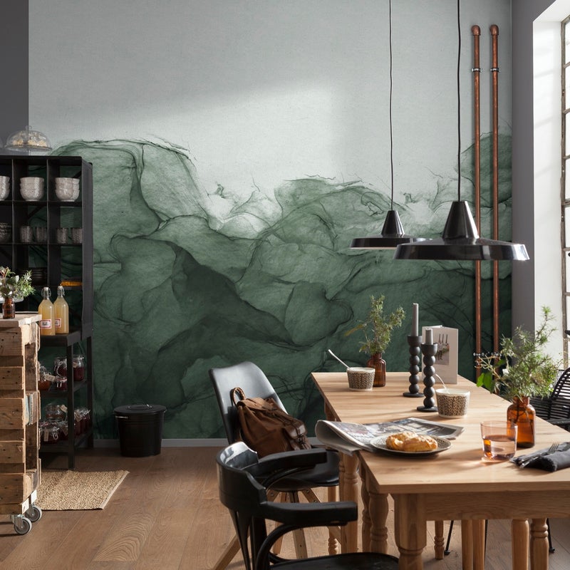 Fototapeta pył zielonym - 300 x 280 cm - SANDERS & SANDERS