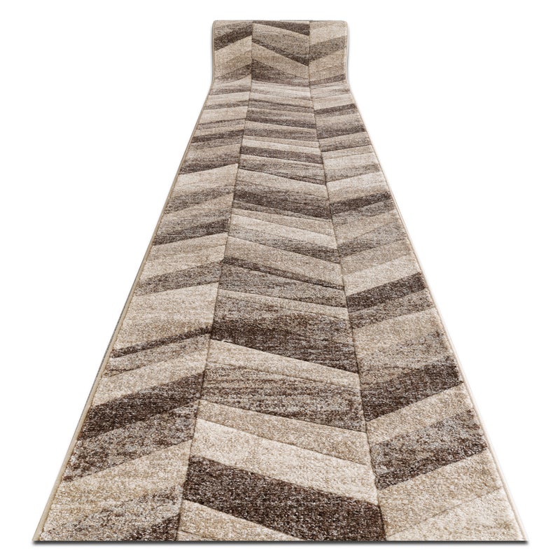 Chodnik FEEL 5673/15055 JODEŁKA beż / brąz / krem 80 cm 80x120 cm