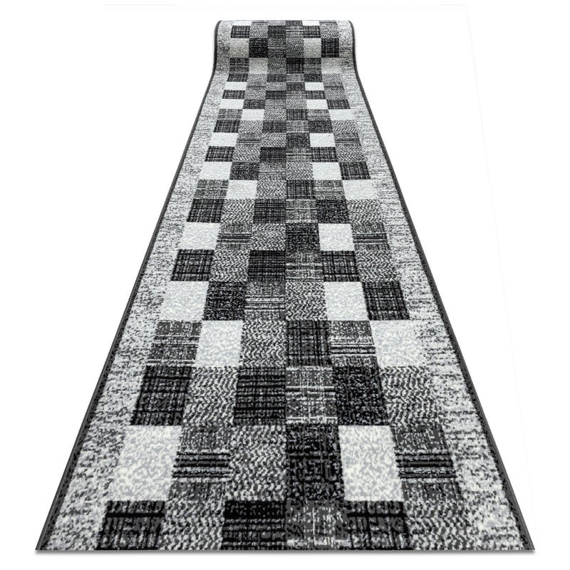 CHODNIK BCF RAFIA szary 120 cm 120x470 cm