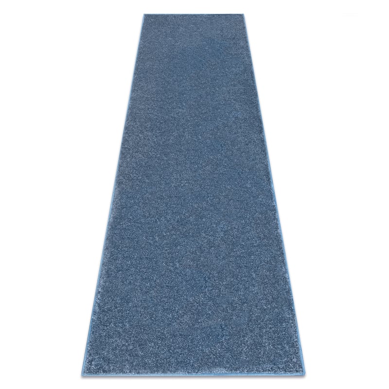 Chodnik SANTA FE niebieski 74 gładki, jednolity, jednokolorowy 100x400 cm