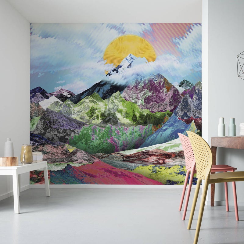 Fototapeta krajobraz wielokolorowym - 300 x 250 cm - SANDERS & SANDERS