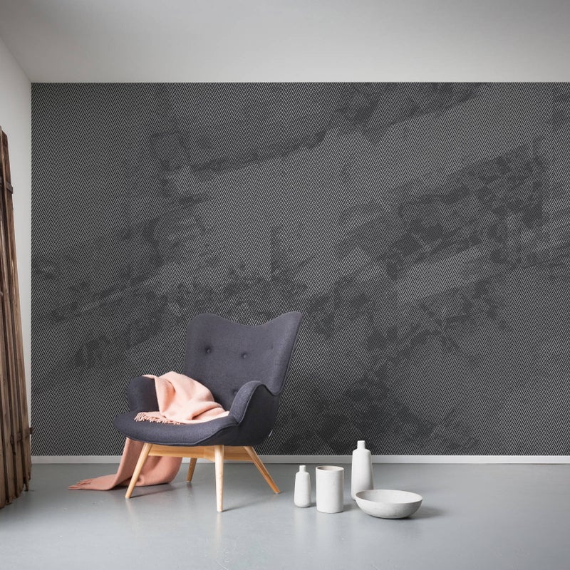 Fototapeta artystyczny ciemnoszarym - 400 x 250 cm - SANDERS & SANDERS
