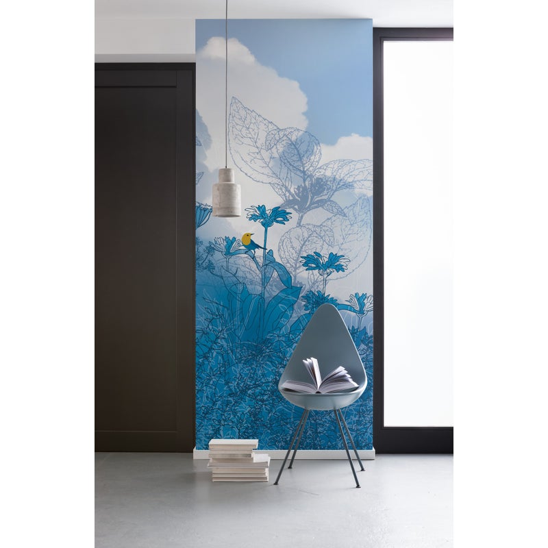 Fototapeta panel błękitnego nieba niebieskim - 100 x 250 cm - SANDERS & SANDERS