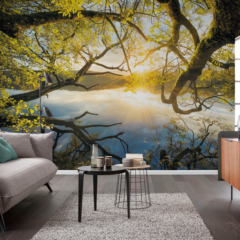 Fototapeta krajobraz zielonymIniebieskim - 400 x 250 cm - SANDERS & SANDERS