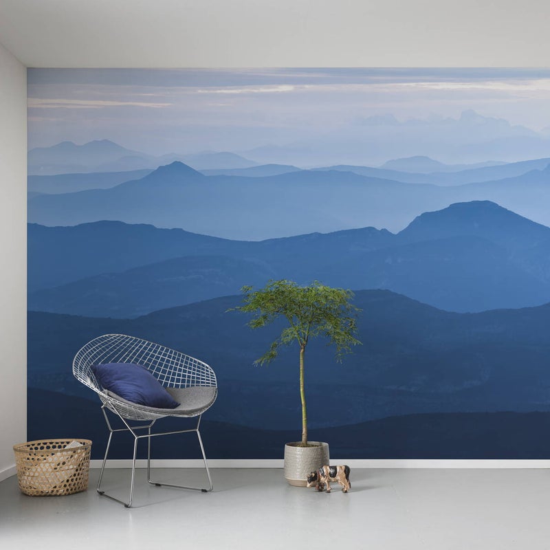 Fototapeta góry niebieskim - 400 x 250 cm - SANDERS & SANDERS
