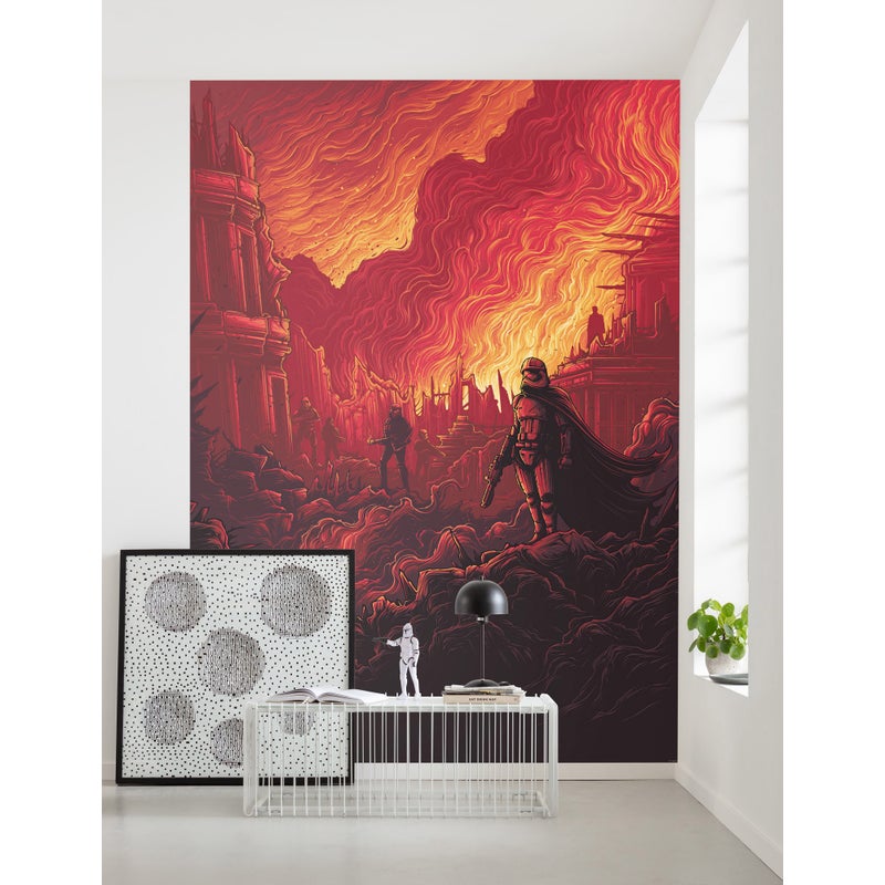 Fototapeta Star Wars czerwonym - 200 x 280 cm - DISNEY