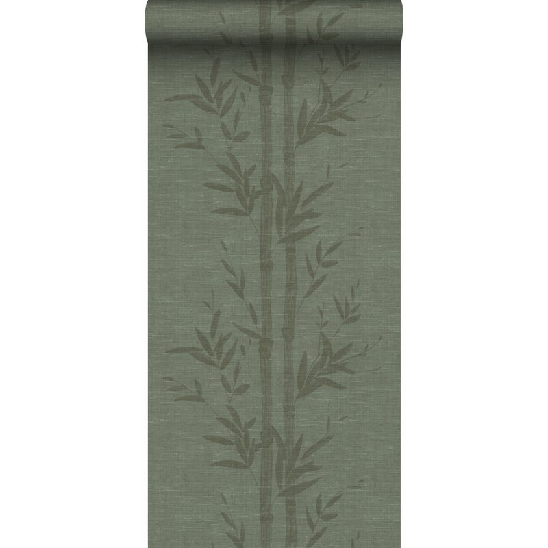 Tapeta bambus szaro zielonym - 50 x 900 cm - ORIGIN
