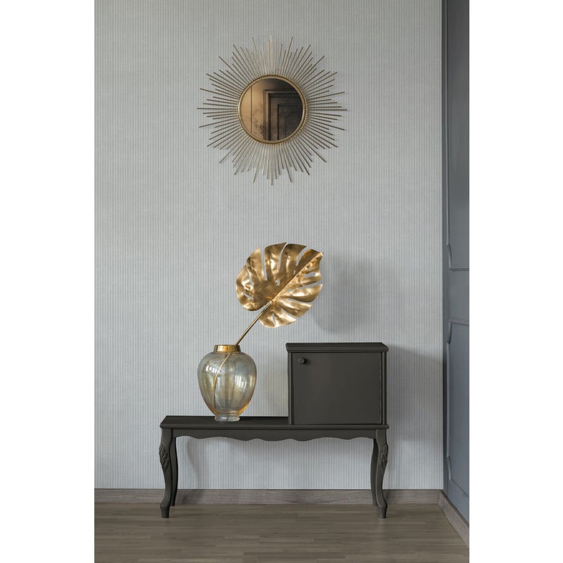 Tapeta paski kremowymIszarym - 53 cm x 10.05 m - LIVINGWALLS