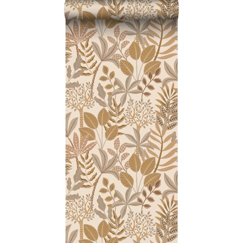 Tapeta przejrzeć beżowymIpiaskowym - 50 x 900 cm - ESTAHOME