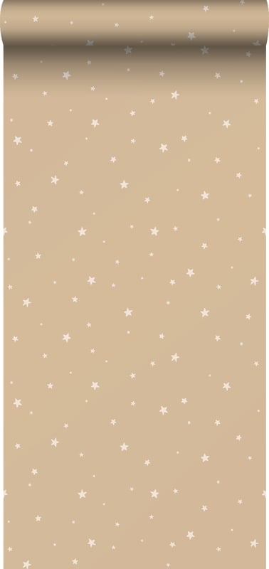 Tapeta ognie beżowym - 53 cm x 10.05 m - ESTAHOME