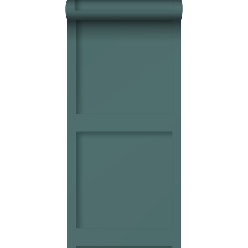 Tapeta flizelinowa z ekoteksturą panele ścienne petrol blue - 50 x 900 cm - ORIGIN