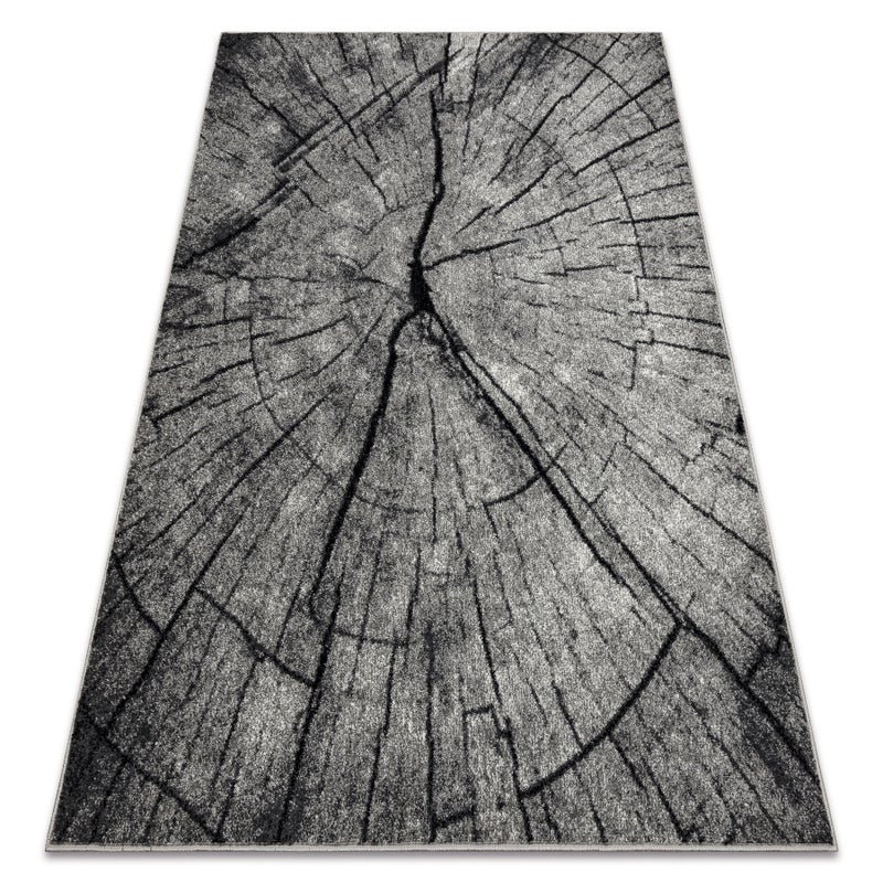 Dywan SILVER TRONKO Pień drzewo drewno - szary 240x340 cm