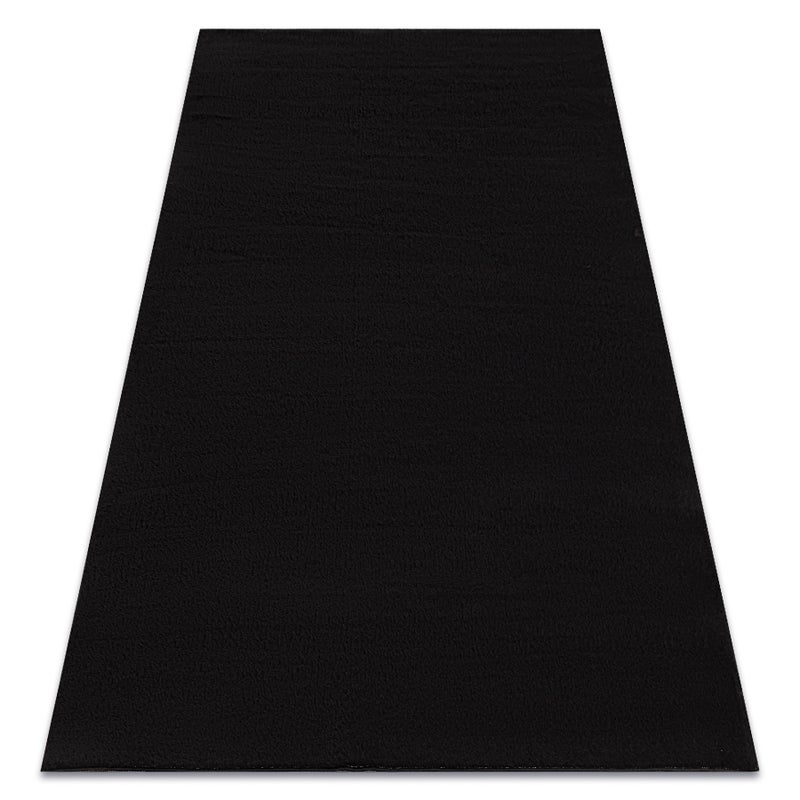 Dywan LINDO czarny do prania, antypoślizgowy, Shaggy 240x330 cm