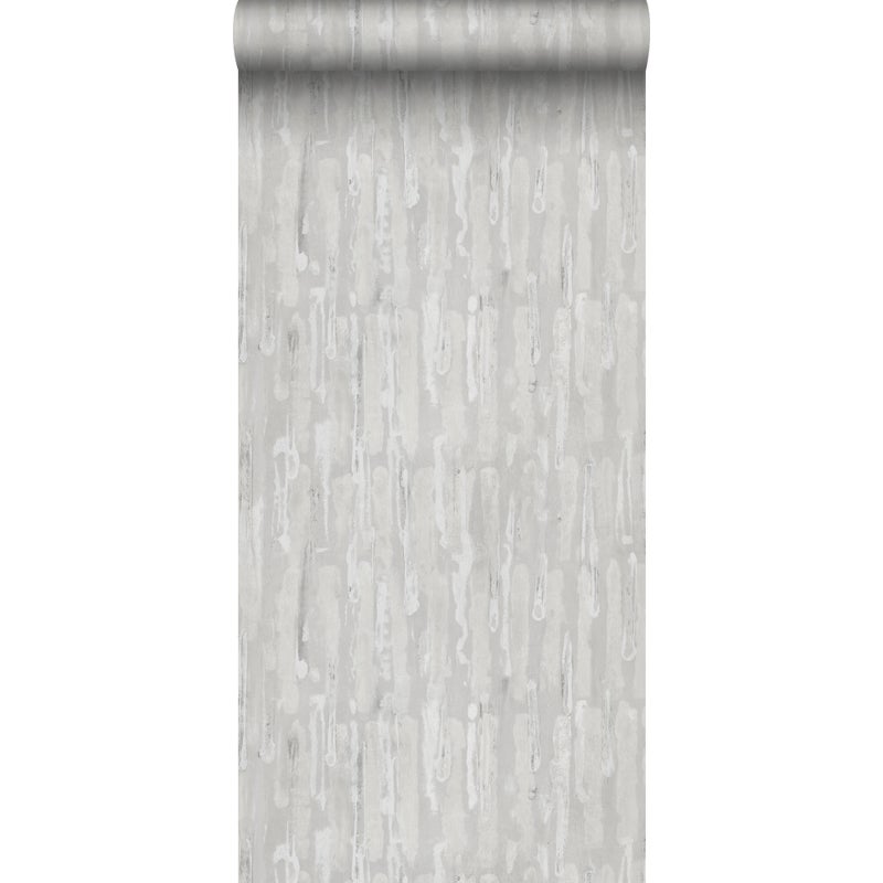 Tapeta wygląd drewna szaro-białym - 53 cm x 10 m - SANDERS & SANDERS