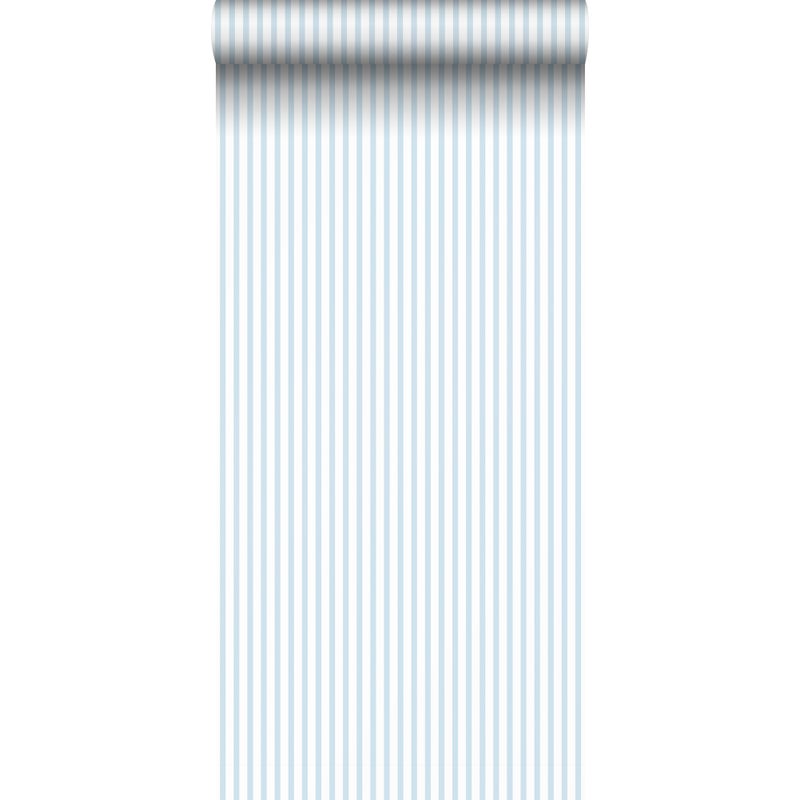 Tapeta paski niebieskimIbiałym - 53 cm x 10 m - SANDERS & SANDERS